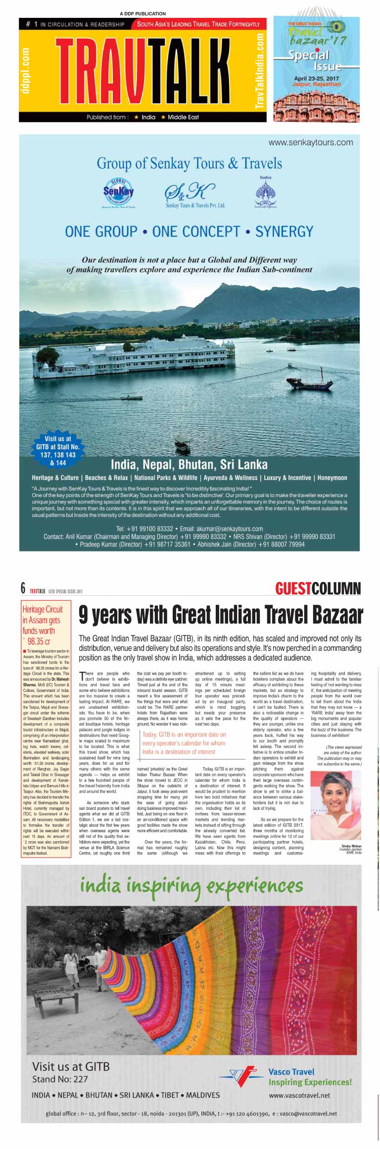 9 years with Great Indian Travel Bazaar